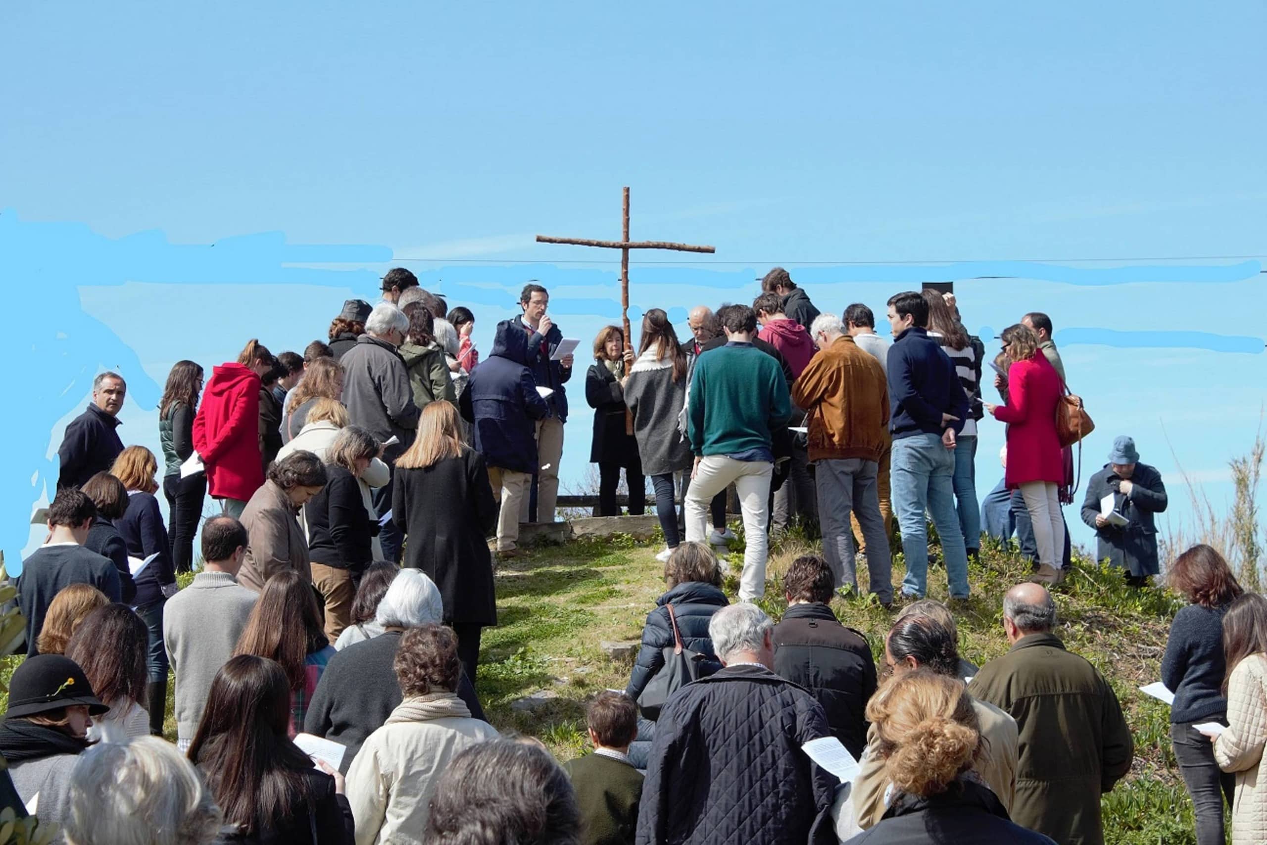 Via Sacra No Monte Sem Os Fios